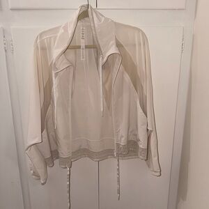 Lululemon White Summer Jacket